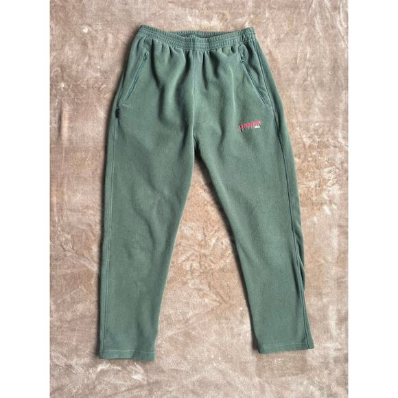 Sherpa Mountain Gear Green Fleece Jogger Pants Men’s Size Small - Picture 1 of 5